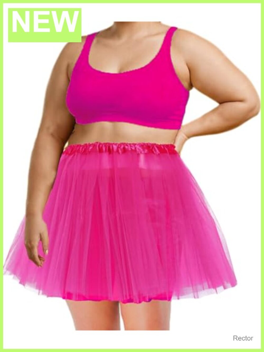 Plus Size Tulle Tutu Skirt 3-Layer Adult Short Ballet Dance Costume
